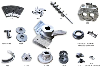Manufactured metal parts 13