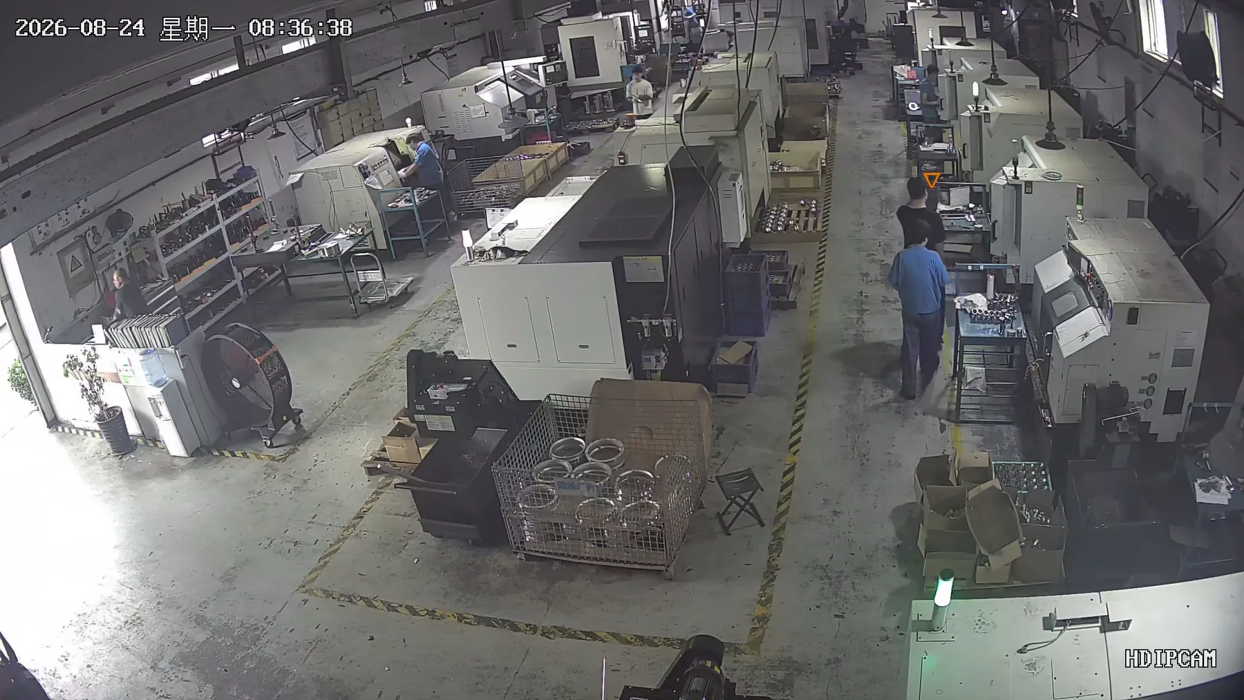Machining floor production view in Qingdao